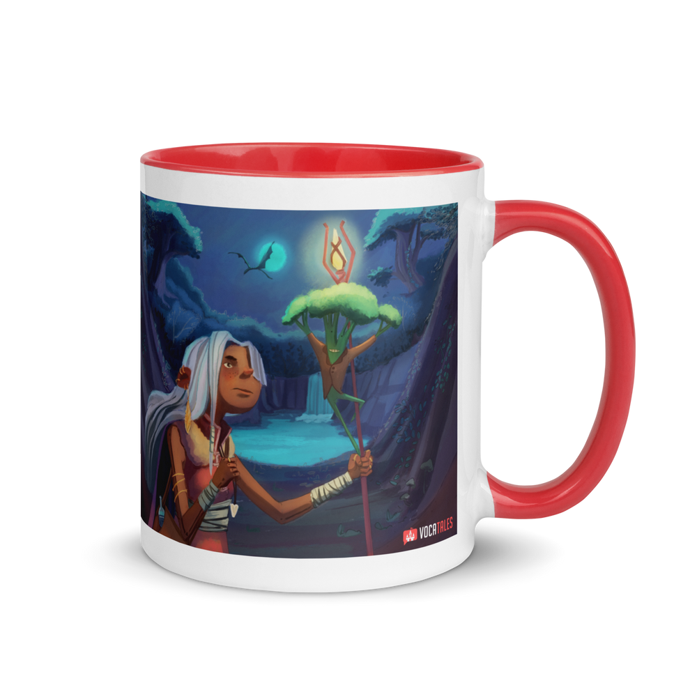 Myra Mythmaker & The Blue Moon Stew - Mug with Color Inside