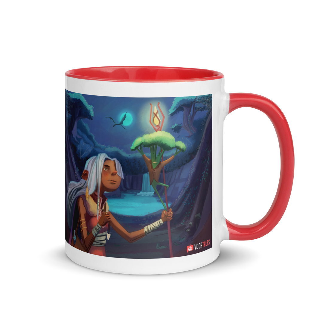 Myra Mythmaker & The Blue Moon Stew - Mug with Color Inside