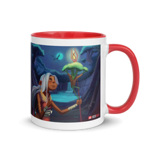 Load image into Gallery viewer, Myra Mythmaker &amp; The Blue Moon Stew -- Mug with Color Inside