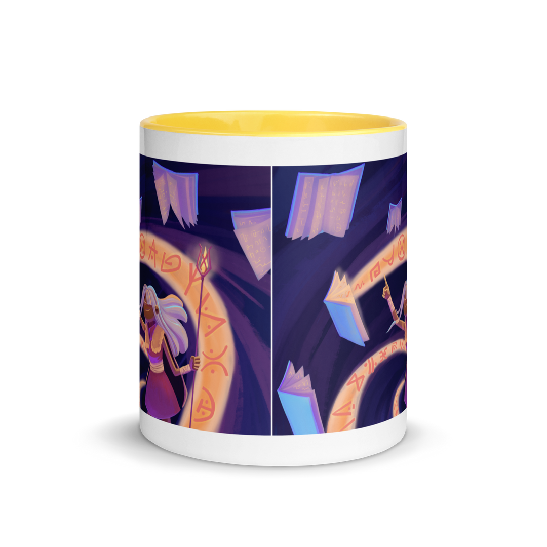Myra Mythmaker & Symbol Minded - Mug With Color Inside