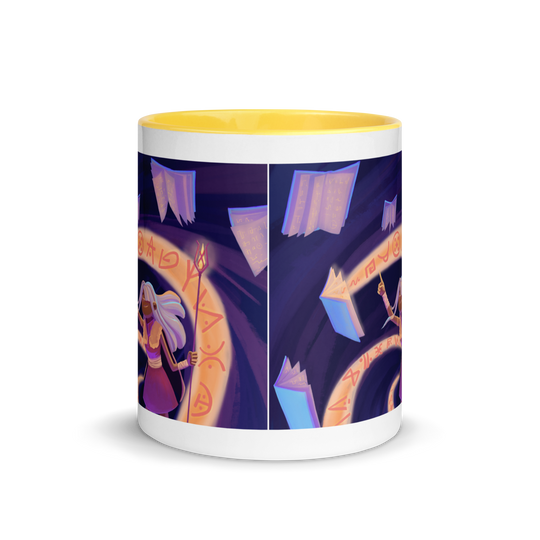 Myra Mythmaker & Symbol Minded - Mug With Color Inside