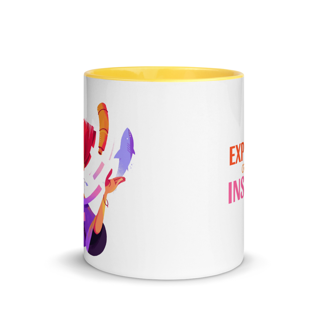 EXPRESS, CREATE, INSPIRE - Mug with Color Inside