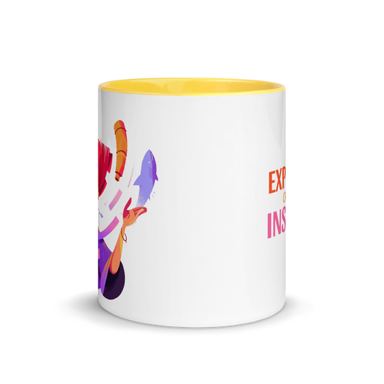 EXPRESS, CREATE, INSPIRE - Mug with Color Inside