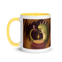 Load image into Gallery viewer, Myra Mythmaker &amp; Total Denomination -- Mug With Color Inside