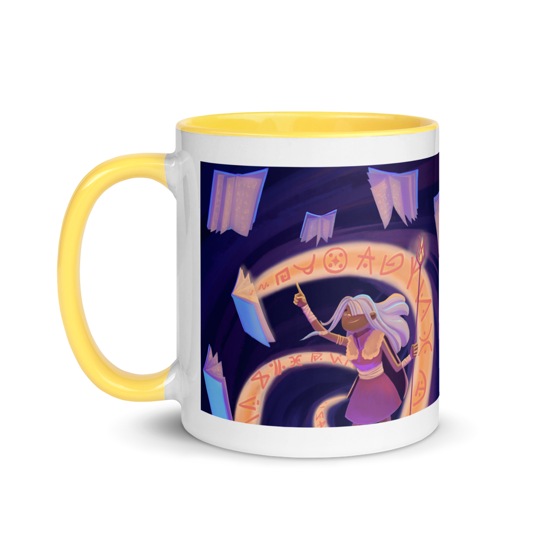 Myra Mythmaker & Symbol Minded - Mug With Color Inside