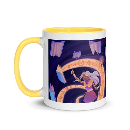 Myra Mythmaker & Symbol Minded - Mug With Color Inside