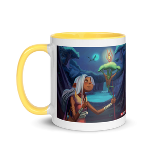 Myra Mythmaker & The Blue Moon Stew -- Mug with Color Inside