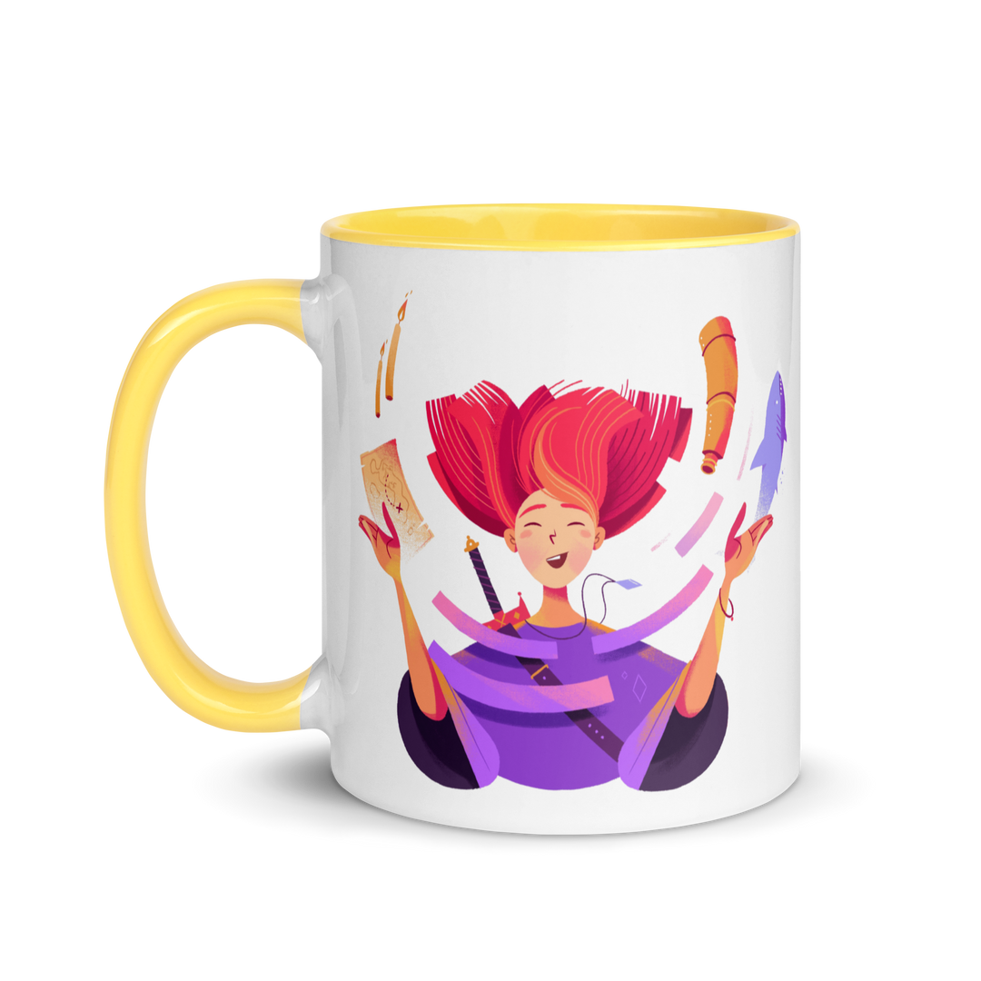 EXPRESS, CREATE, INSPIRE - Mug with Color Inside
