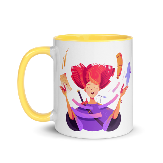 EXPRESS, CREATE, INSPIRE - Mug with Color Inside