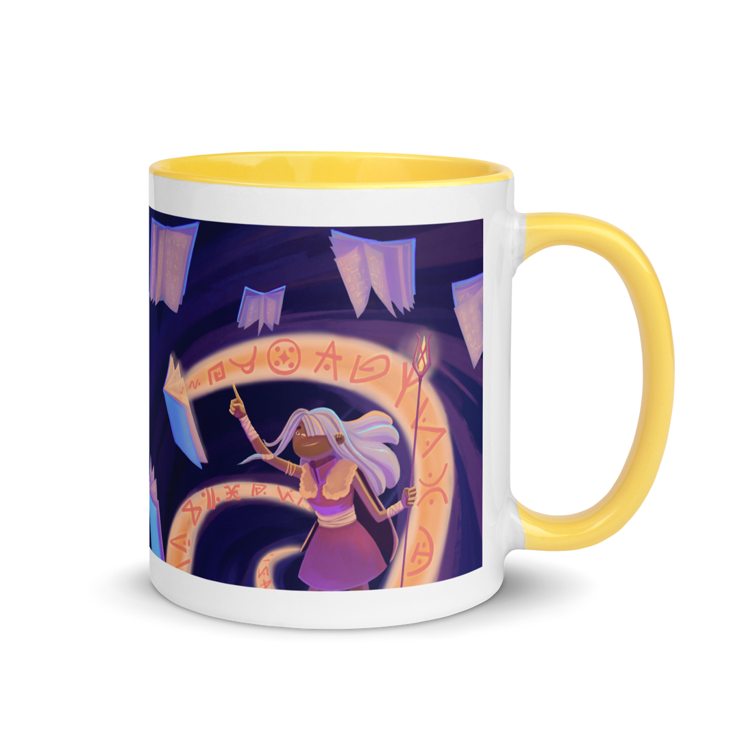 Myra Mythmaker & Symbol Minded - Mug With Color Inside