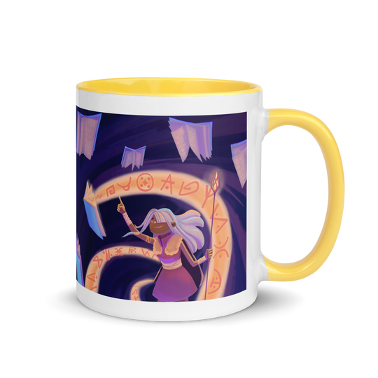 Myra Mythmaker & Symbol Minded - Mug With Color Inside