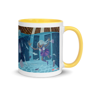 Myra Mythmaker & The Dimension Tension -- Mug with Color Inside