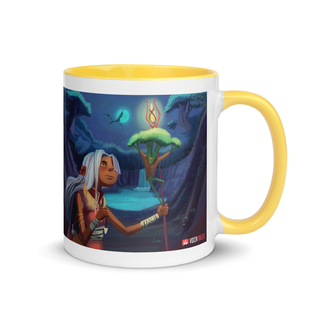 Myra Mythmaker & The Blue Moon Stew - Mug with Color Inside