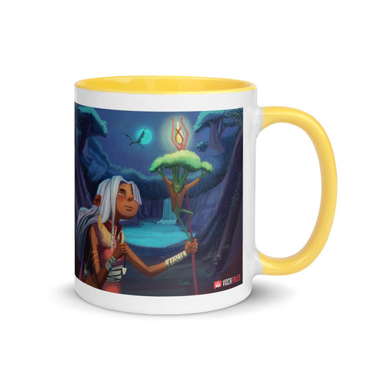 Myra Mythmaker & The Blue Moon Stew - Mug with Color Inside