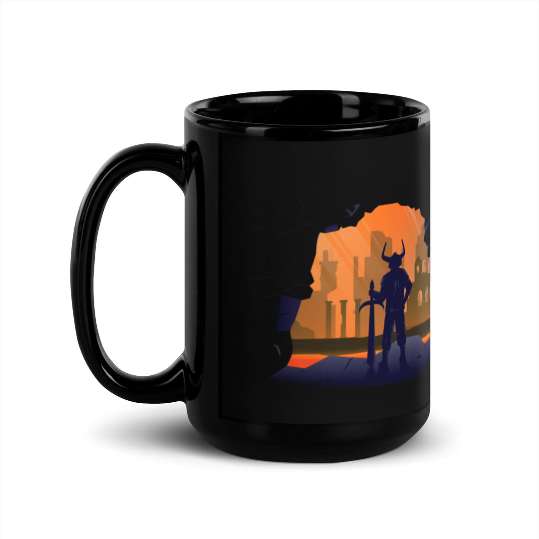 Cave Explorers - Black Glossy Mug