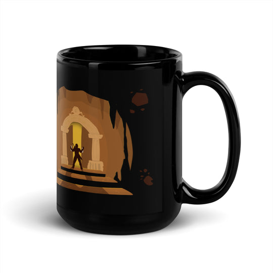 Cave Explorers - Black Glossy Mug