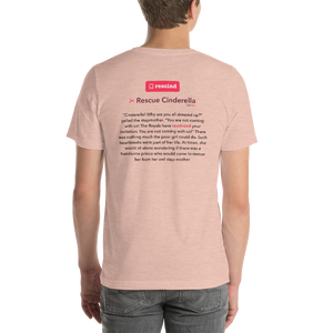 Rescind | Rescue Cinderella (Illustrated) - Short-Sleeve Unisex T-Shirt (Men)