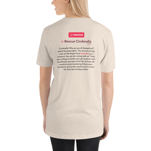 Rescind | Rescue Cinderella (Illustrated) - Short-Sleeve Unisex T-Shirt (Women)