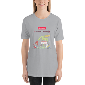 Rescind | Rescue Cinderella (Illustrated) - Short-Sleeve Unisex T-Shirt (Women)