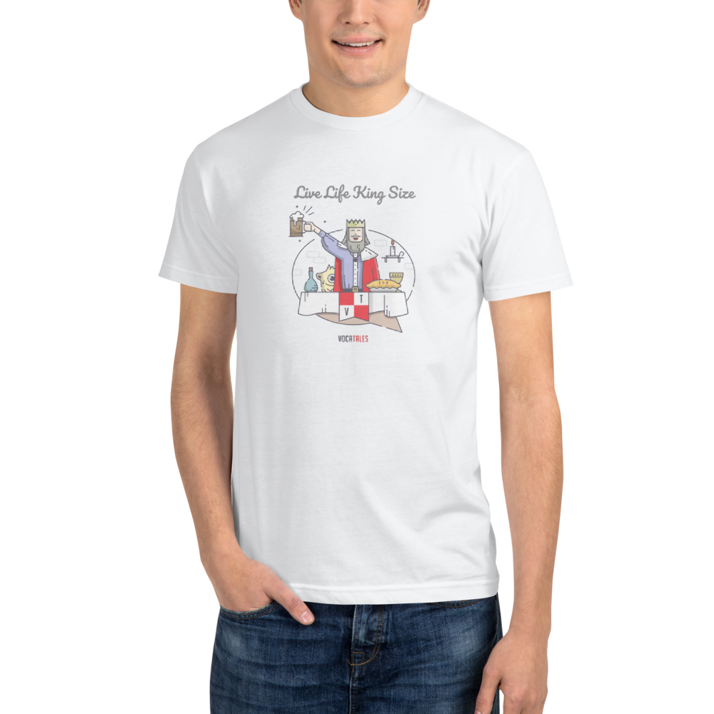 Live Life King Size Sustainable T-Shirt