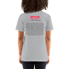 Load image into Gallery viewer, Ebullience | E-Bull Alliance - Short-Sleeve Unisex T-Shirt (Women)