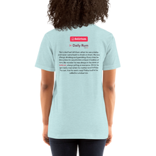 Load image into Gallery viewer, Delirium | Daily Rum - Short-Sleeve Unisex T-Shirt (Women)