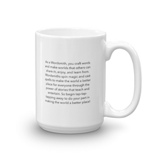 Load image into Gallery viewer, Wordsmith | White Glossy Mug