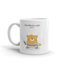 Load image into Gallery viewer, StarWords Jedi | White Glossy Mug