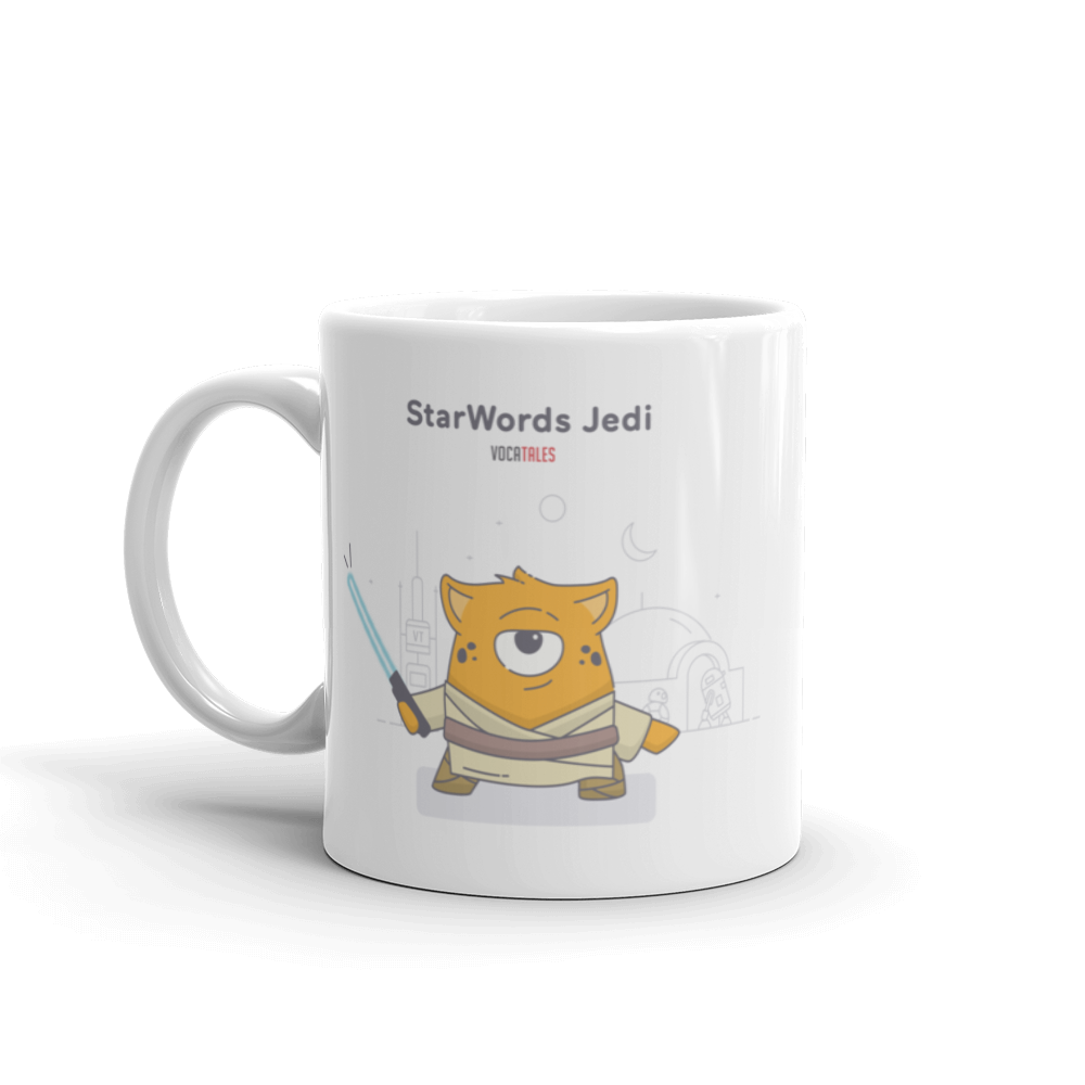 StarWords Jedi | White Glossy Mug