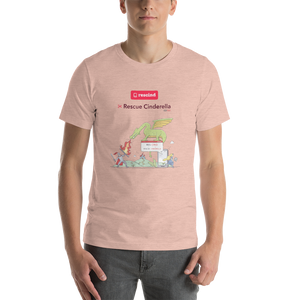 Rescind | Rescue Cinderella (Illustrated) - Short-Sleeve Unisex T-Shirt (Men)