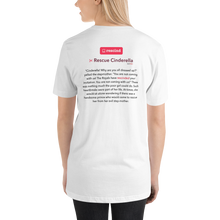 Load image into Gallery viewer, Rescind | Rescue Cinderella (Illustrated) - Short-Sleeve Unisex T-Shirt (Women)