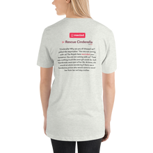Load image into Gallery viewer, Rescind | Rescue Cinderella (Illustrated) - Short-Sleeve Unisex T-Shirt (Women)