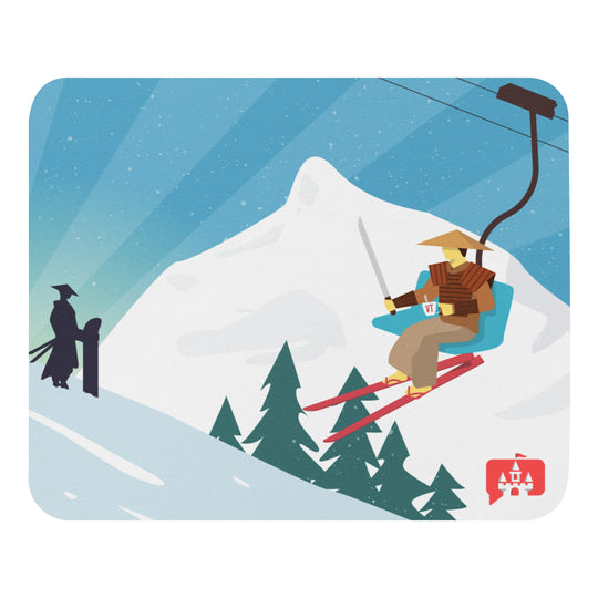 Ski Samurai - Mouse Pad