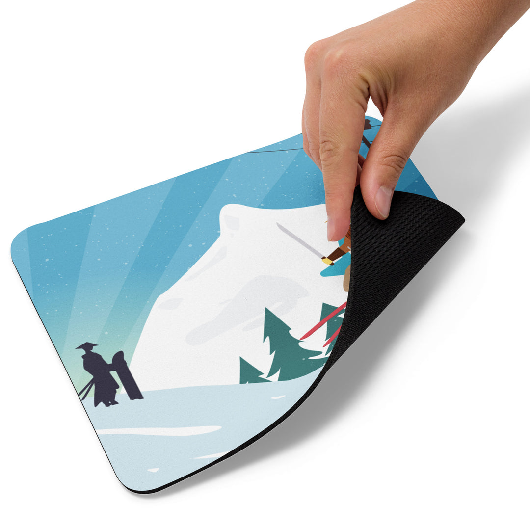 Ski Samurai - Mouse Pad