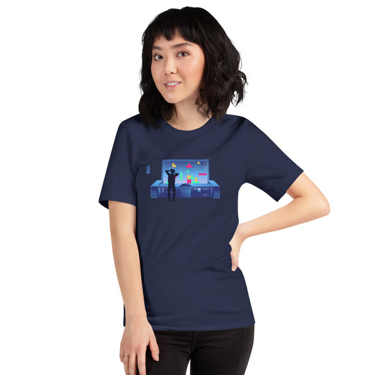 Tetris Trouble - Womens T-Shirt