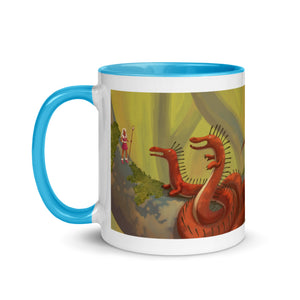 Myra Mythmaker & Tail Tangle -- Mug With Color Inside