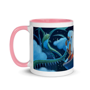 Myra Mythmaker & Tail Scale -- Mug with Color Inside