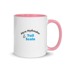 Load image into Gallery viewer, Myra Mythmaker &amp; Tail Scale -- Mug with Color Inside