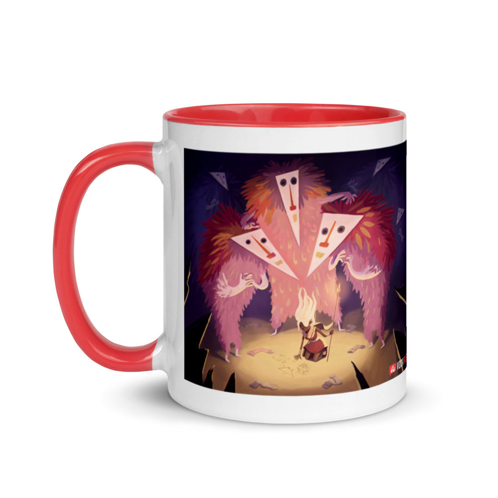 Myra Mythmaker & The Triangle Tribe -- Mug With Color Inside