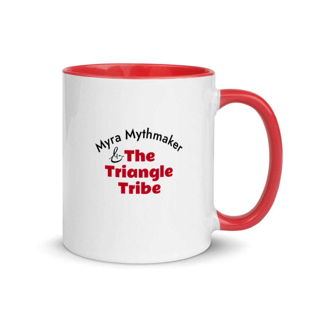 Myra Mythmaker & The Triangle Tribe - Mug With Color Inside