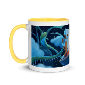 Myra Mythmaker & Tail Scale -- Mug with Color Inside