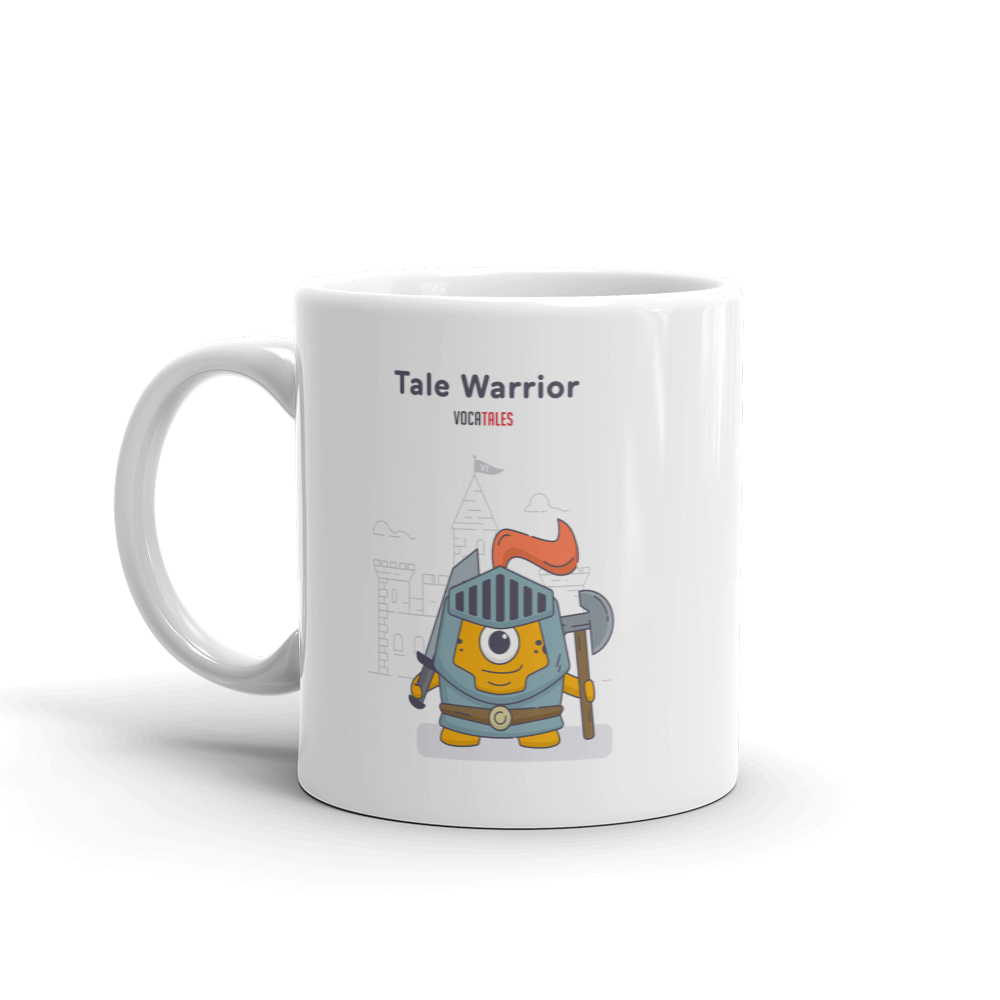 Tale Warrior | White Glossy Mug