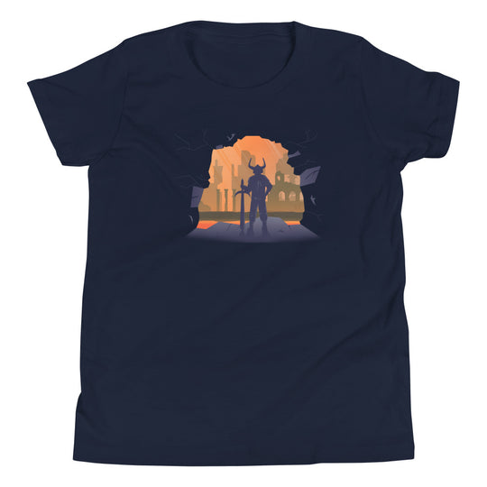 Volcanic Visitor - Kids Short Sleeve T-Shirt