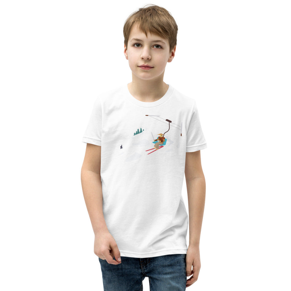 Ski Samurai Kids Short Sleeve T-Shirt